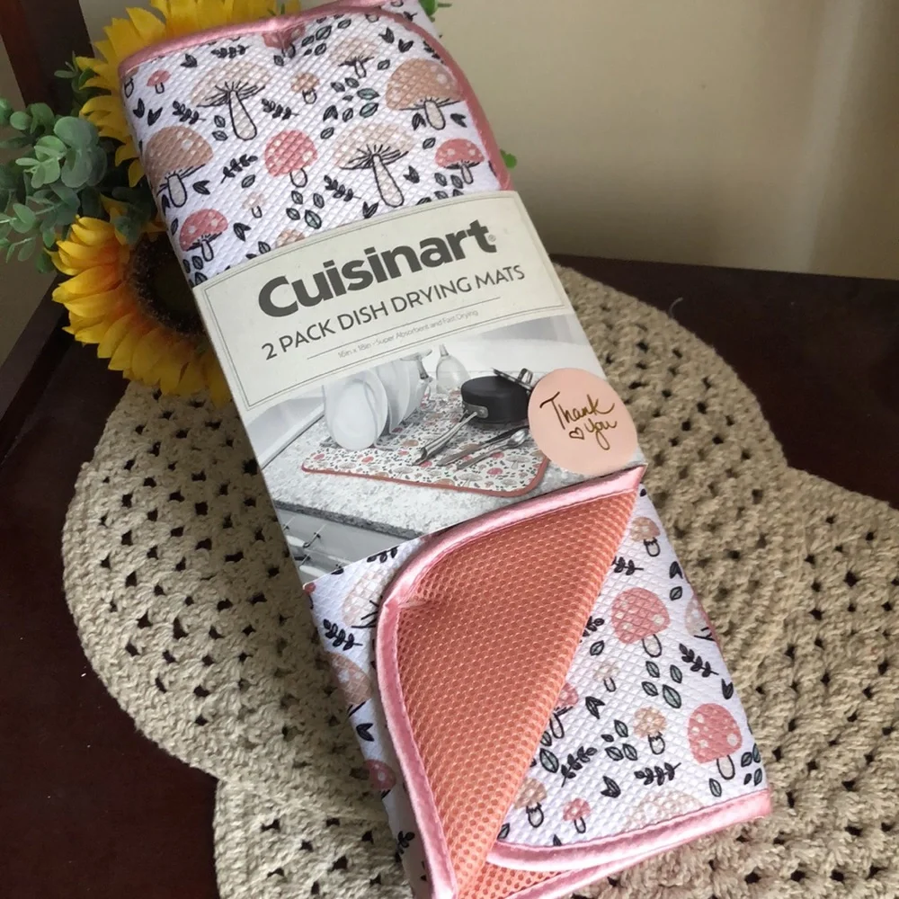 Cuisinart MUSHROOM Dish Drying Mats